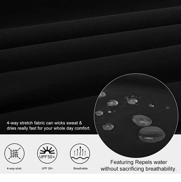 BALEAF Women's Golf Pants Stretch Lightweight Quick Dry Water Resistant Work Pan - Picture 4 of 8